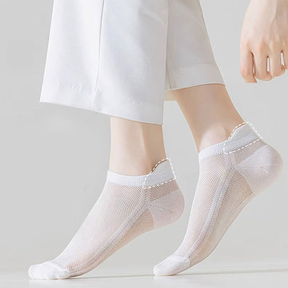 Breathable Full Mesh Ankle Socks(7 Pairs) - image 1
