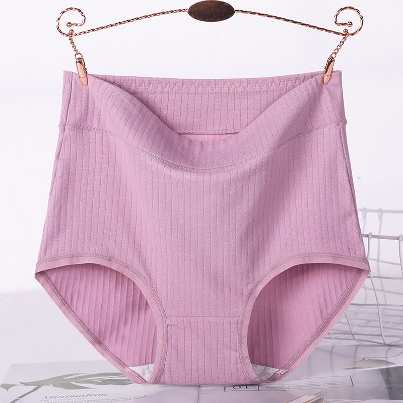 Soft Cotton Panty(3 Packs) - Light Purple - 6XL - image 5