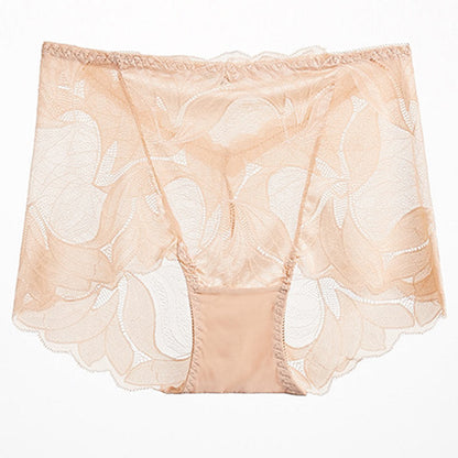 Lace Breathable Panty(5 Packs) - Nude - 2XL - image 13
