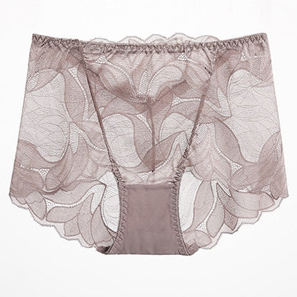 Lace Breathable Panty(5 Packs) - Khaki - 2XL - image 23