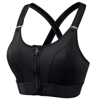 Cross Back Sports Bras - Black - 5XL - image 6