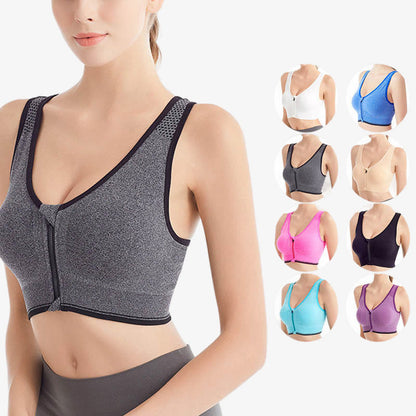 Front Zip Comfortable Sports Bras(2 Packs) - image 0