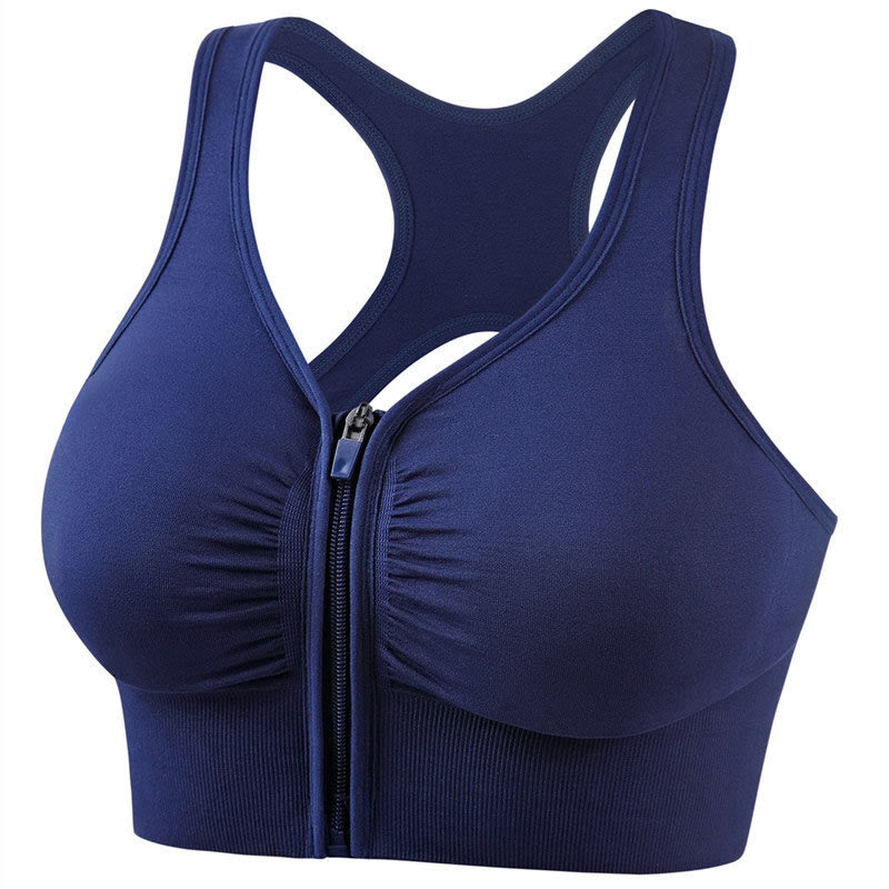 Fashion Sports Bras(2 Packs) - Navy Blue - 3XL - image 7