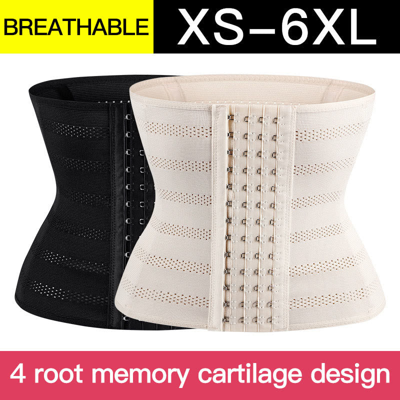 Plus Size 4 Rows Waist Corset(2 Packs) - image 0