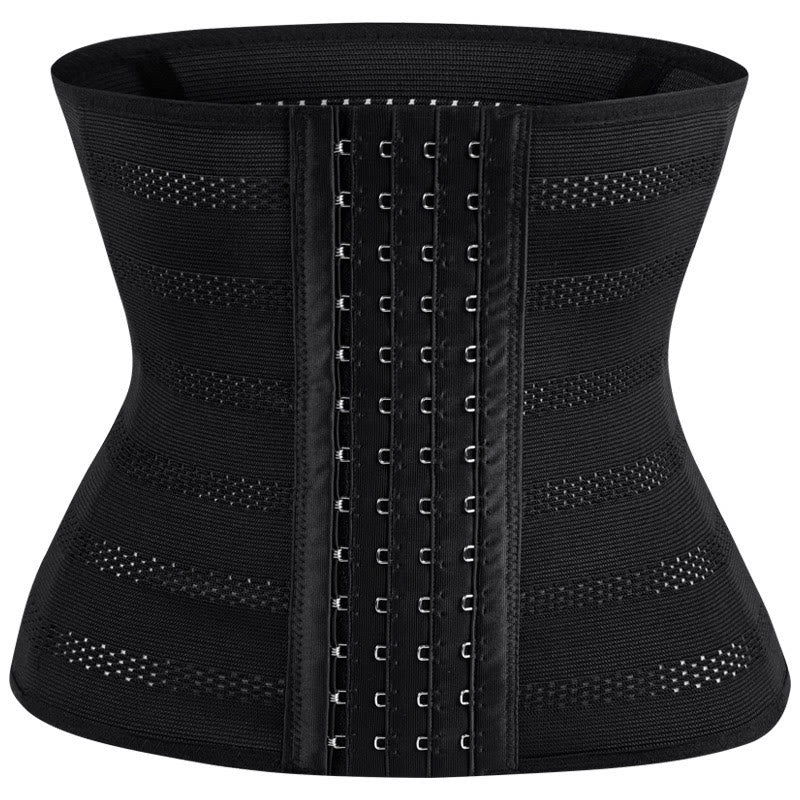 Plus Size 4 Rows Waist Corset(2 Packs) - Black - XS - image 12