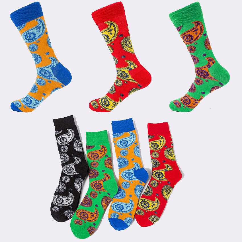 Plusock Creative Patterns Quarter Socks(4 Pairs) - image 0