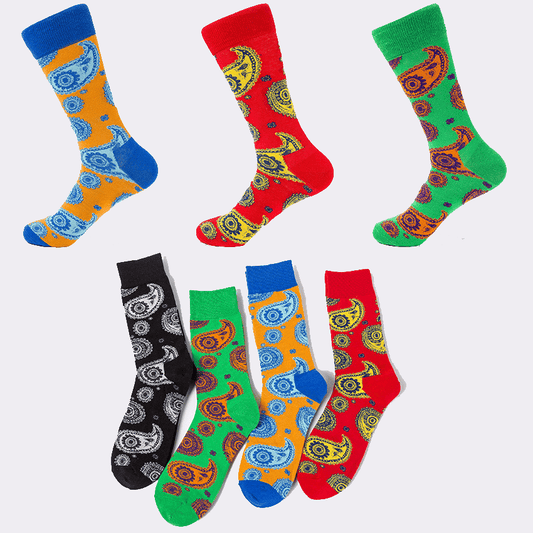 Plusock Creative Patterns Quarter Socks(4 Pairs) - image 0