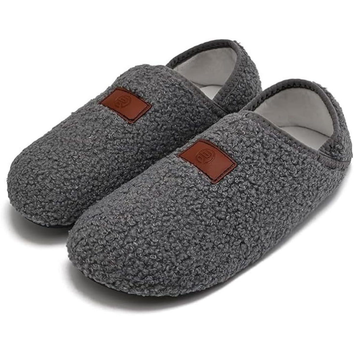 Plus Size Soft Home Slipper Socks - Grey - EU48-49(US13-14) - image 12