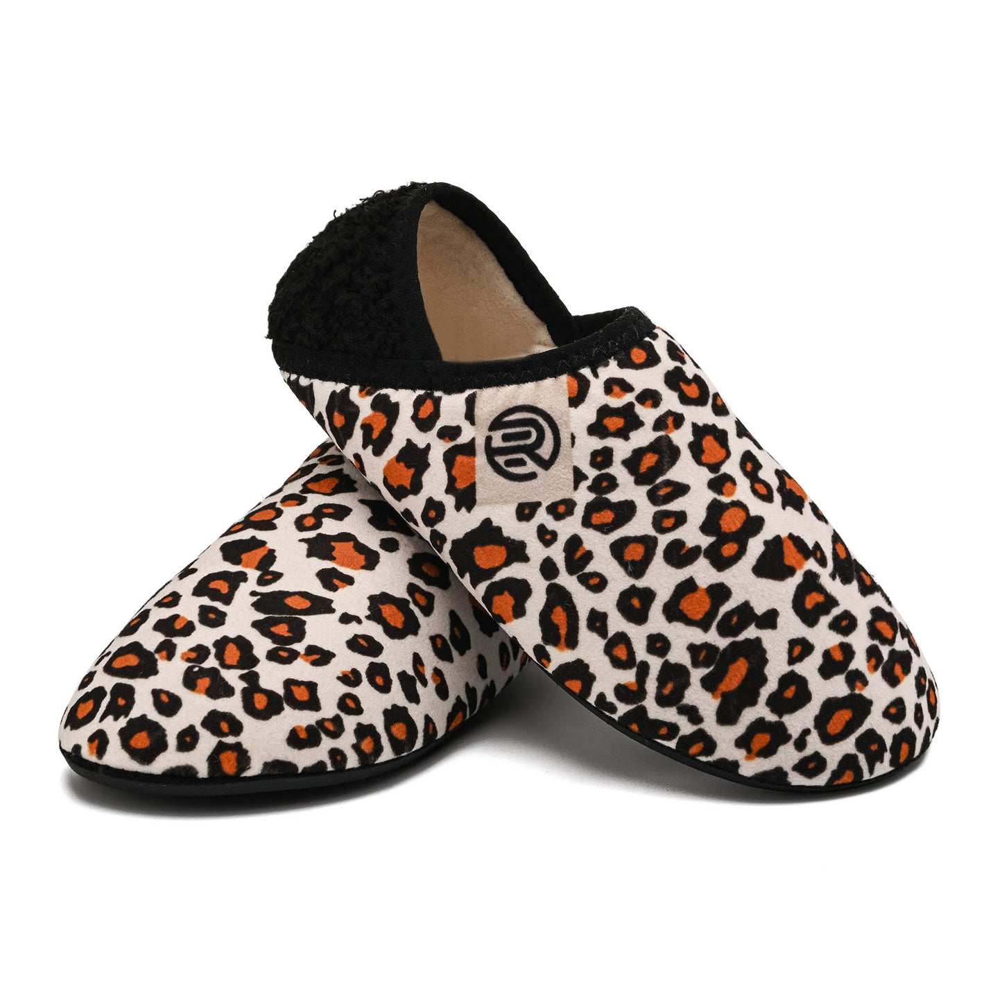 Plus Size Leopard Print Home Slipper Socks - image 0