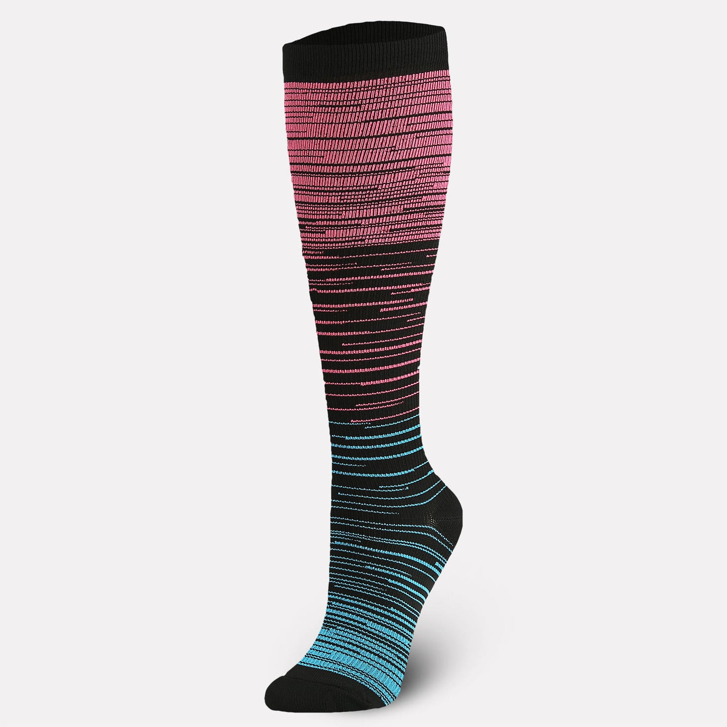 Color Thin Lines Compression Socks(6 Pairs) - image 9