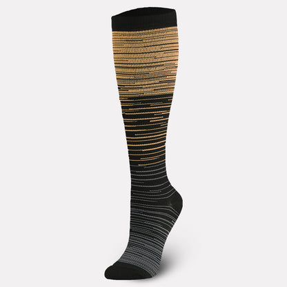 Color Thin Lines Compression Socks(6 Pairs) - image 11