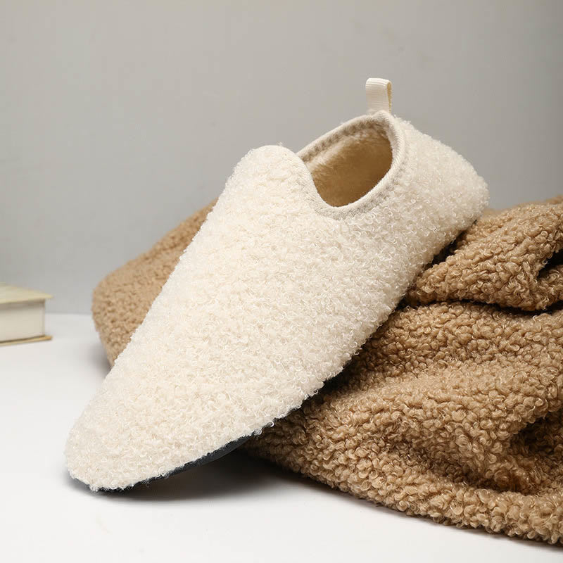 Plus Size Warm Slipper Socks - Beige - 3XL - image 18