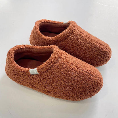 Plus Size Silent Slipper Socks - Coffee - US 11-12 - image 13