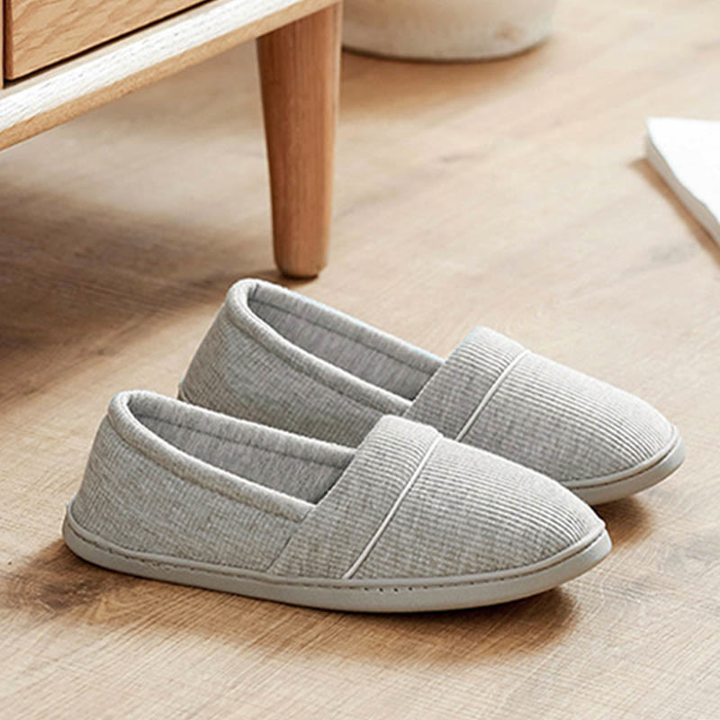 Plus Size Soft Cotton Slipper Socks - Grey - EU43-44(US9-10) - image 9