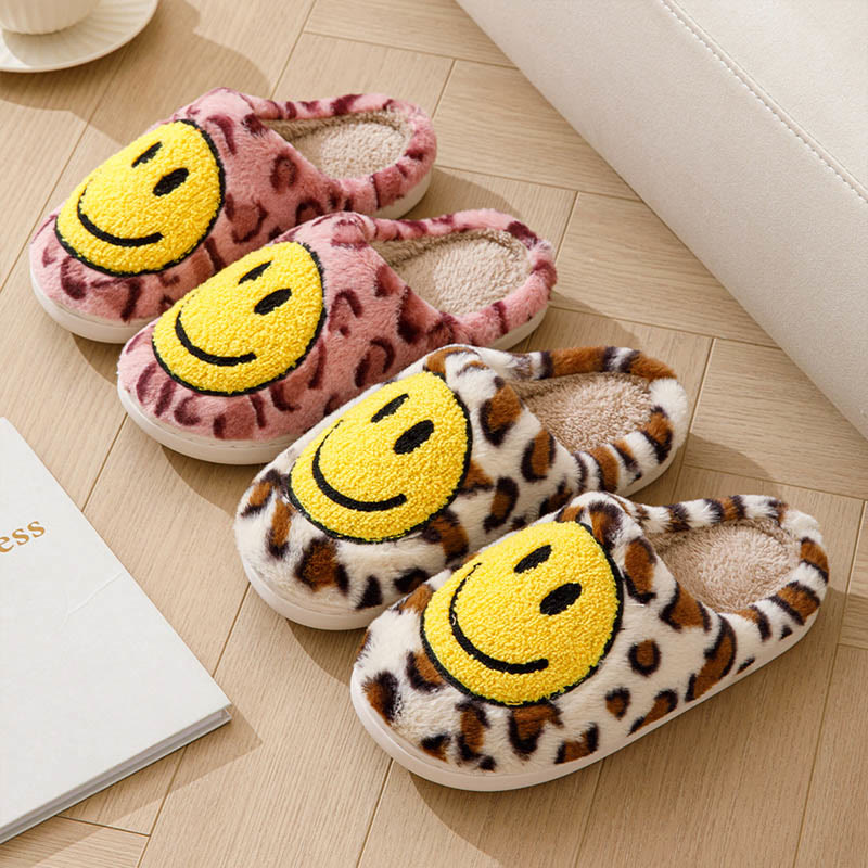 Plus Size Yellow Smiley Face Slippers - image 11