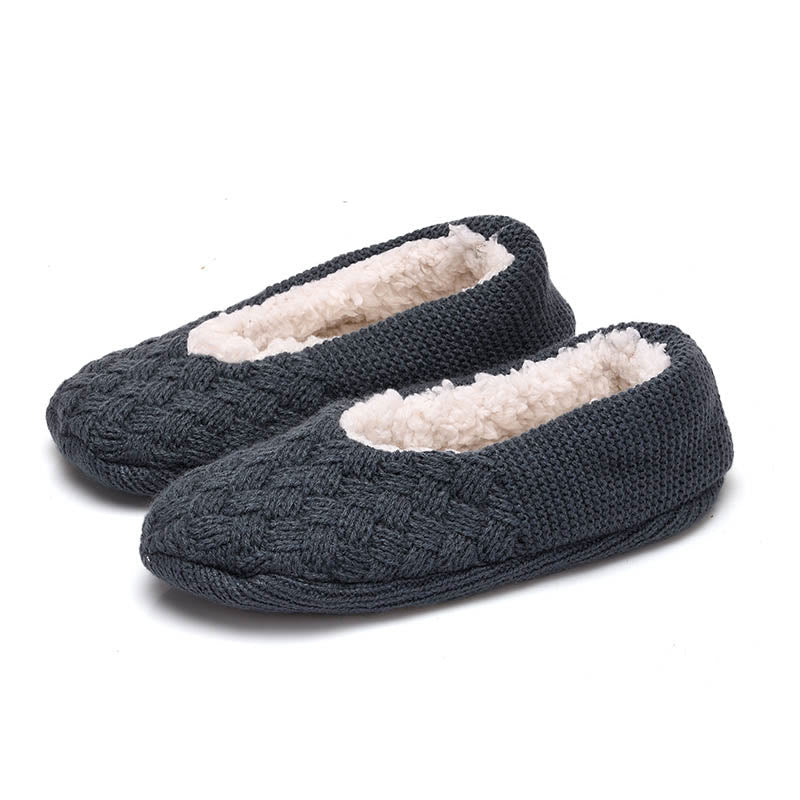 Plus Size Anti-slip Slipper Socks - Dark Grey - EU43-45(US9-11) - image 2