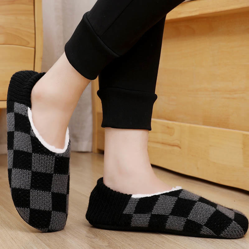 Plus Size Plaid Slipper Socks - image 2