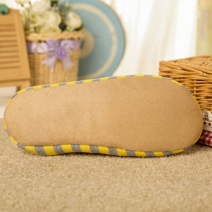 Plus Size Colorblock Stripes Slippers - image 2