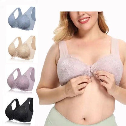 Front Closure Lace Wireless Bras - image 0