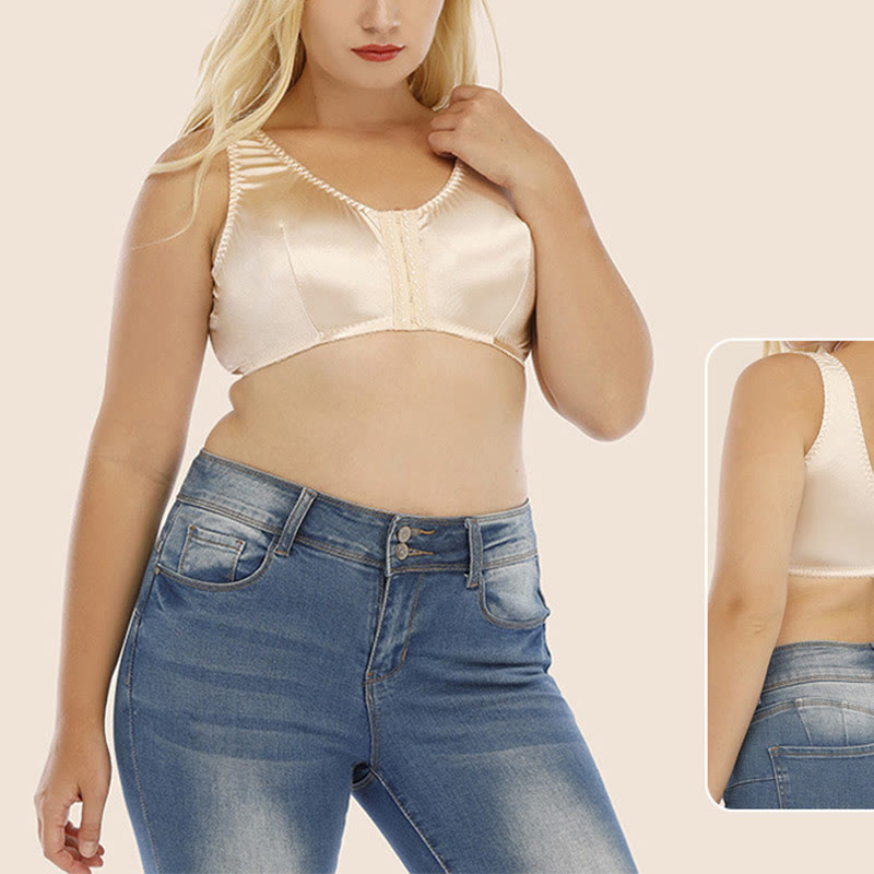 Comfortable Front Buckle Wireless Bras - image 4