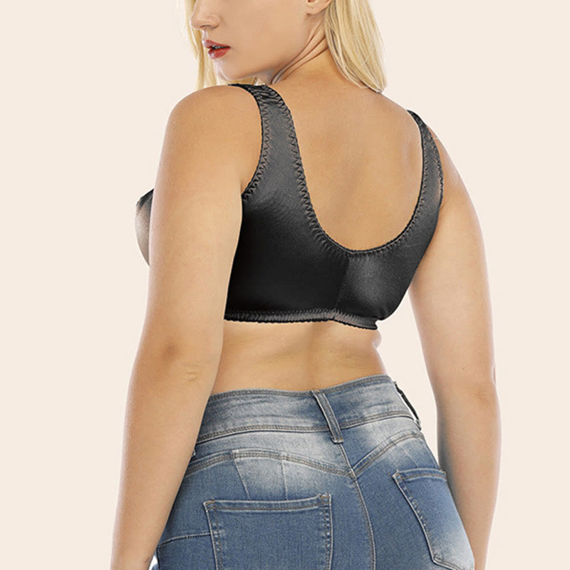 Comfortable Front Buckle Wireless Bras - image 2