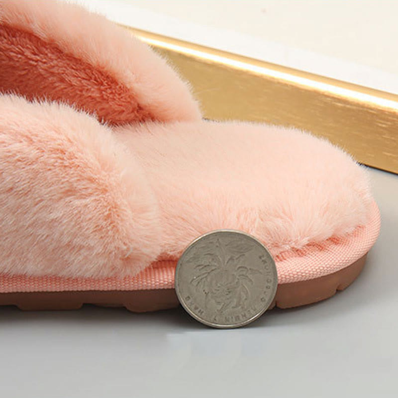 Plus Size Fuzzy House Slippers - image 8