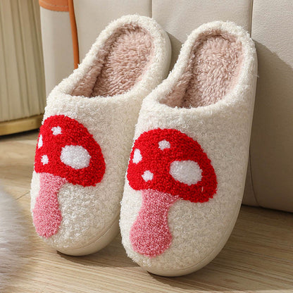 Plus Size Rainbow Mushroom Slippers - Mushroom - EU42-43(US8.5-9) - image 9