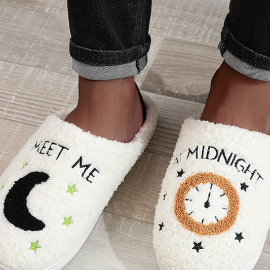 Plus Size Moon Alarm Clock Slippers - image 0