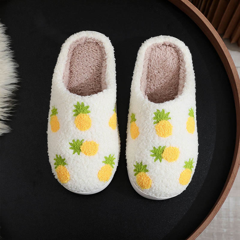 Plus Size Fruit Pattern Slippers
