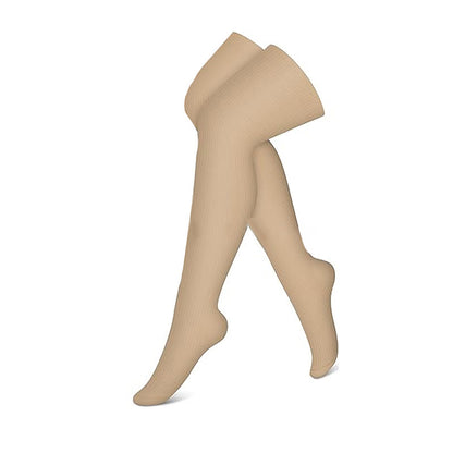 Black White Nude Thigh High Compression Socks(3 Pairs) - Nude - S/M - image 9
