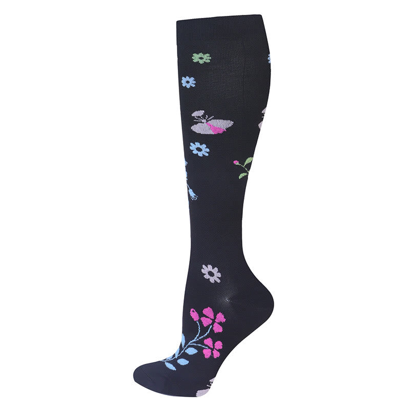 Butterfly Dragonfly Compression Socks(3 Pairs) - image 5