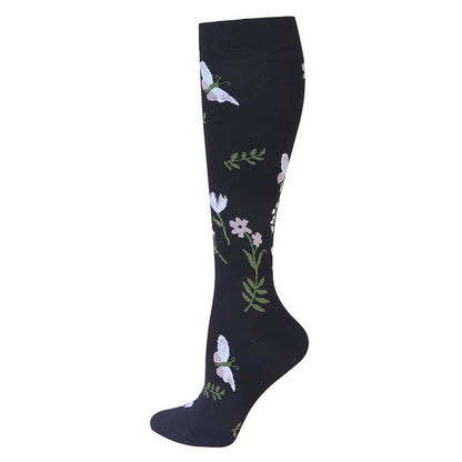 Butterfly Dragonfly Compression Socks(3 Pairs) - image 1