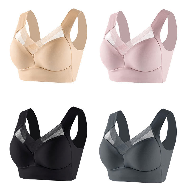 Seamless Lace Wireless Sport Bras(2 Packs) - image 4