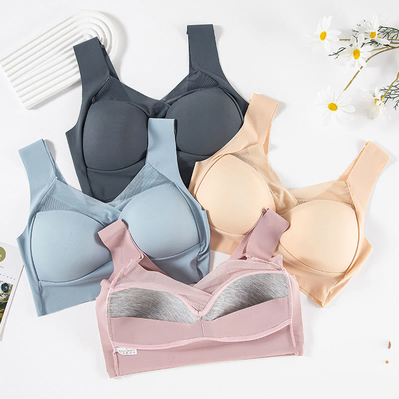Seamless Lace Wireless Sport Bras(2 Packs) - image 5