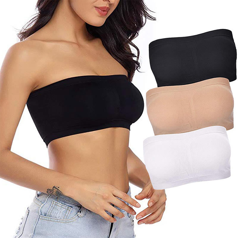Padded Bralette Wireless Bra(3 Packs) - image 0