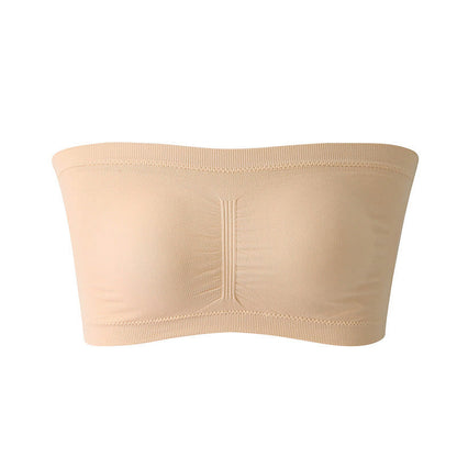 Padded Bralette Wireless Bra(3 Packs) - Apricot - 2XL - image 11