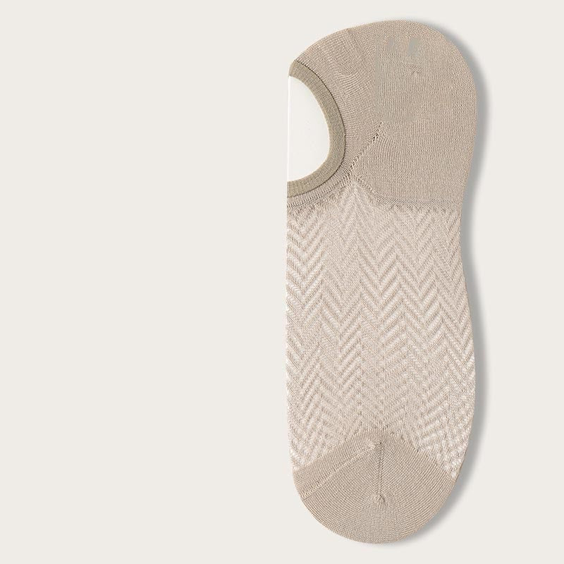 Ultra Thin No Show Socks(7 Pairs) - Apricot - EU40-44(US7-10) - image 13