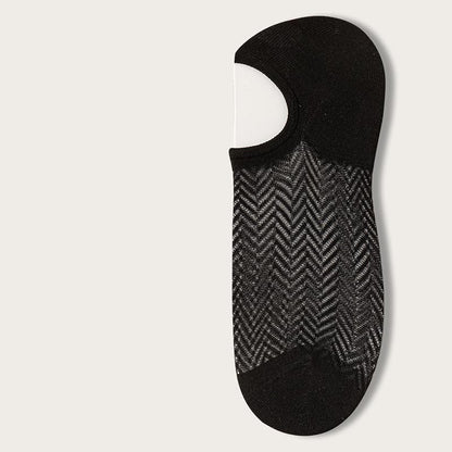 Ultra Thin No Show Socks(7 Pairs) - Black - EU40-44(US7-10) - image 16