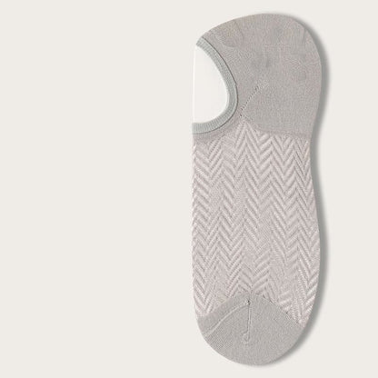 Ultra Thin No Show Socks(7 Pairs) - Light Gray - EU40-44(US7-10) - image 17