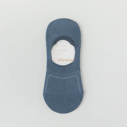 Breathable Mesh No Show Socks(8 Pairs) - Navy Blue - EU38-44(US5-10) - image 10