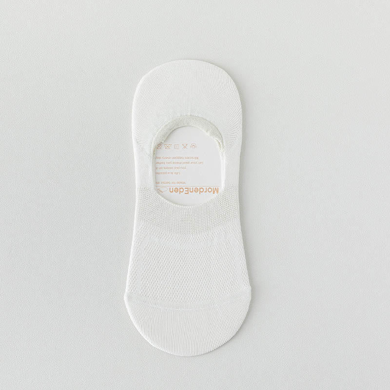 Breathable Mesh No Show Socks(8 Pairs) - White - EU38-44(US5-10) - image 8