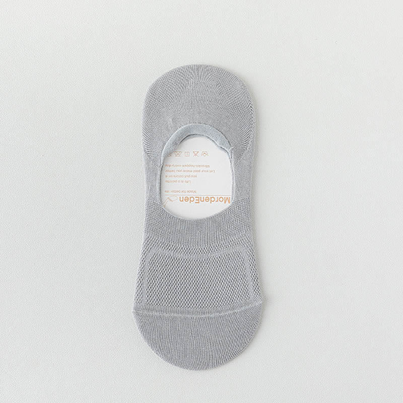 Breathable Mesh No Show Socks(8 Pairs) - Light Gray - EU38-44(US5-10) - image 15