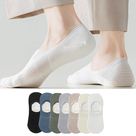 Breathable Mesh No Show Socks(8 Pairs) - Multicolor - EU38-44(US5-10) - image 0