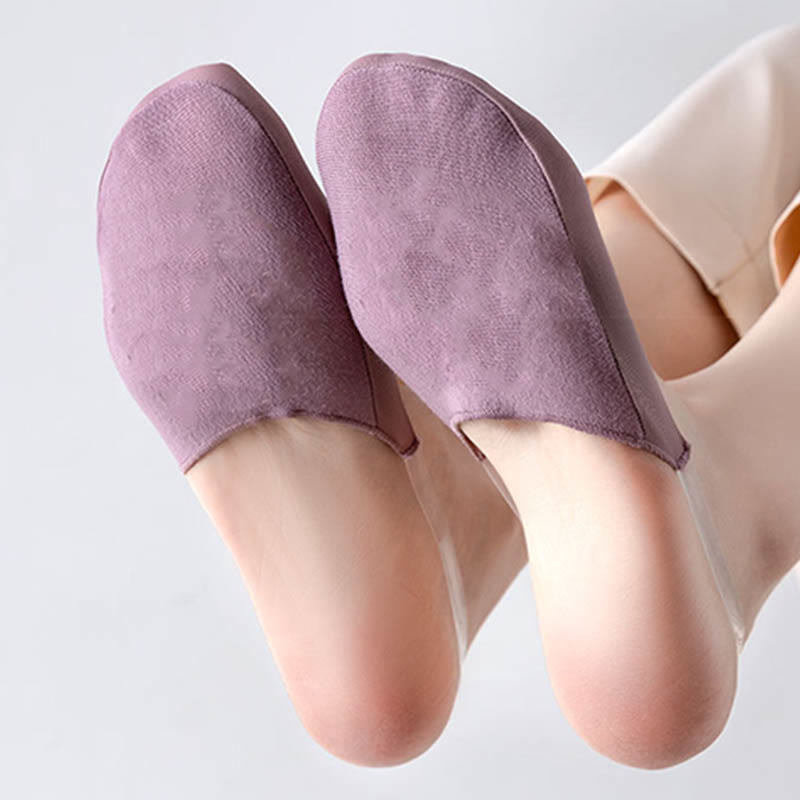 Plus Size Garter No Show Socks(8 Pairs)