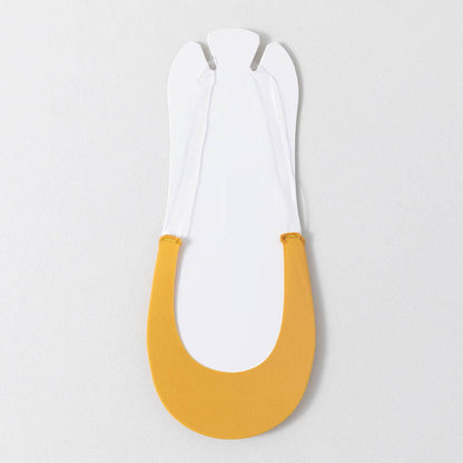 Garter No Show Socks(8 Pairs) - Yellow - EU36-38(US3-5) - image 11