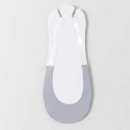 Garter No Show Socks(8 Pairs) - Grey - EU36-38(US3-5) - image 17