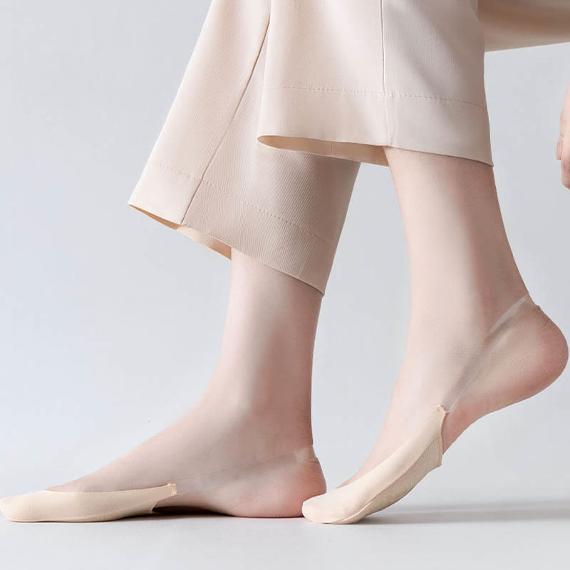 Plus Size Garter No Show Socks(8 Pairs)