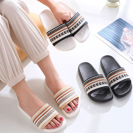 Plus Size Quick Drying Slides(2 Pairs) - image 0
