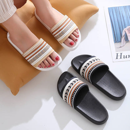 Plus Size Quick Drying Slides(2 Pairs) - image 1