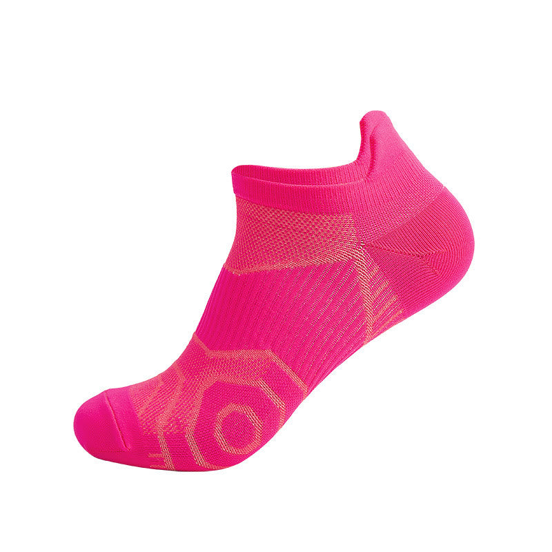 Sports Durable Ankle Compression Socks(9 Pairs) - Rose - EU37-44(US4-10) - image 5